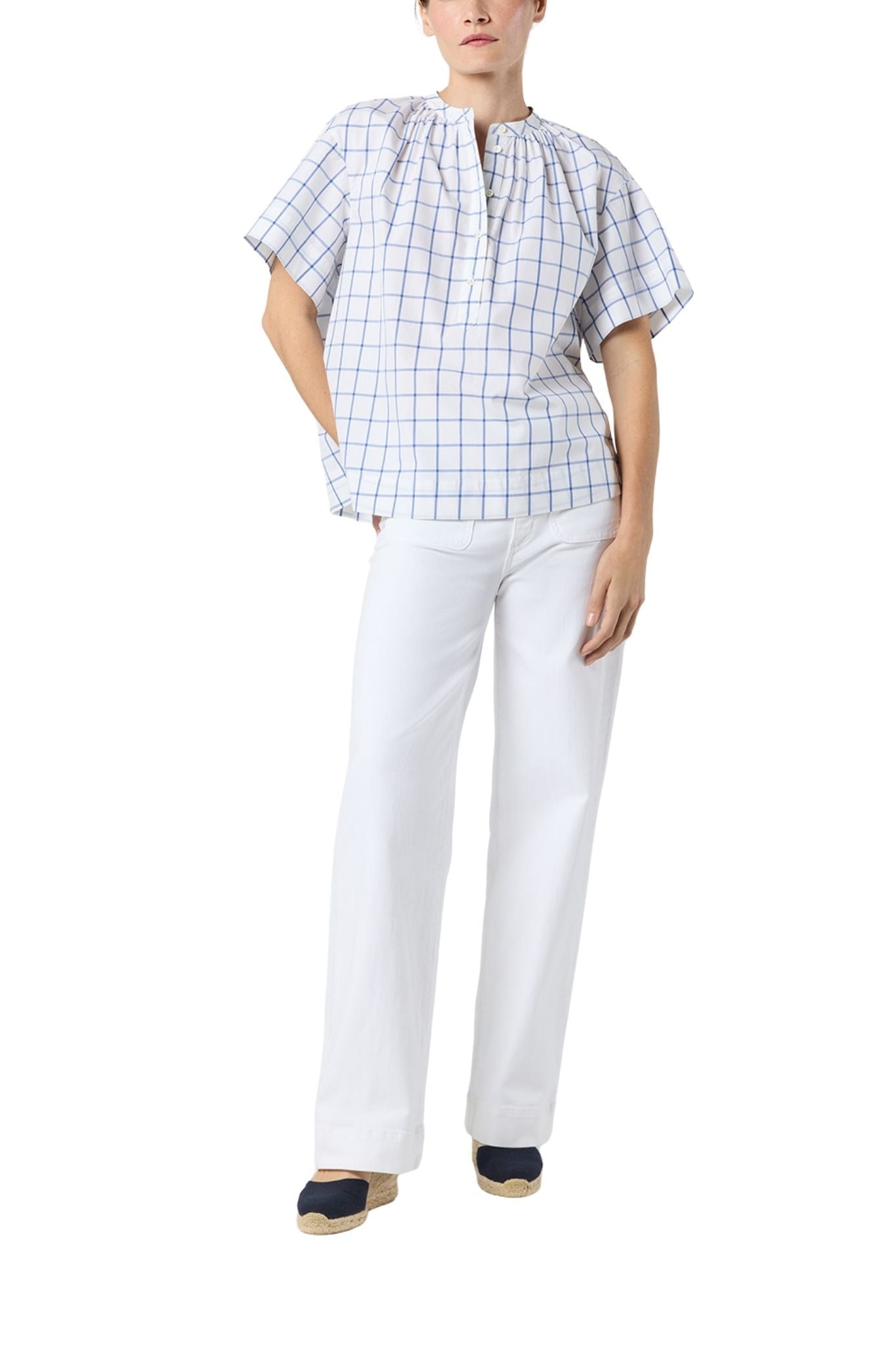 Ann Mashburn Estee Top - Vermillion