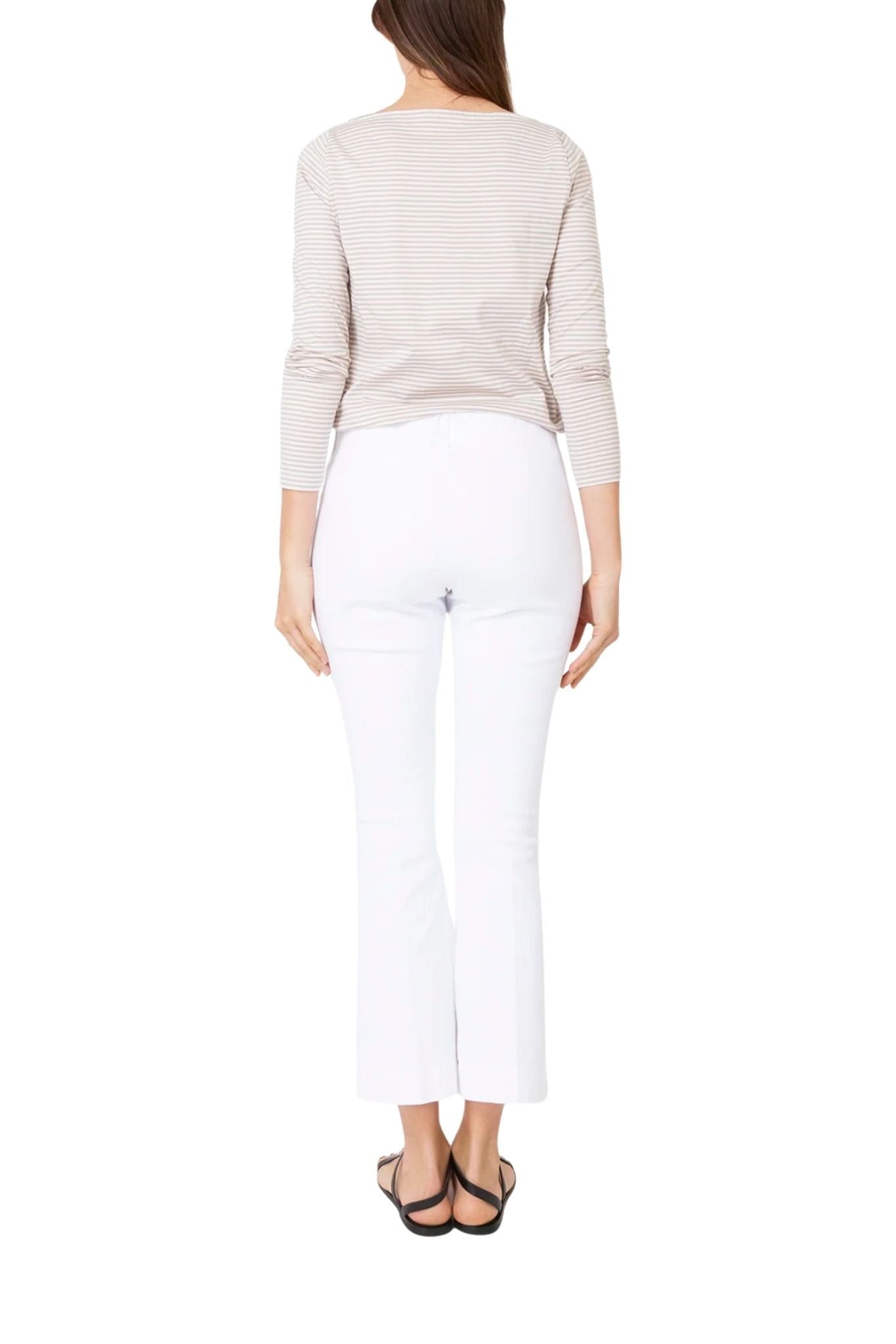 Ann Mashburn Faye Flare Cropped Pant - Vermillion
