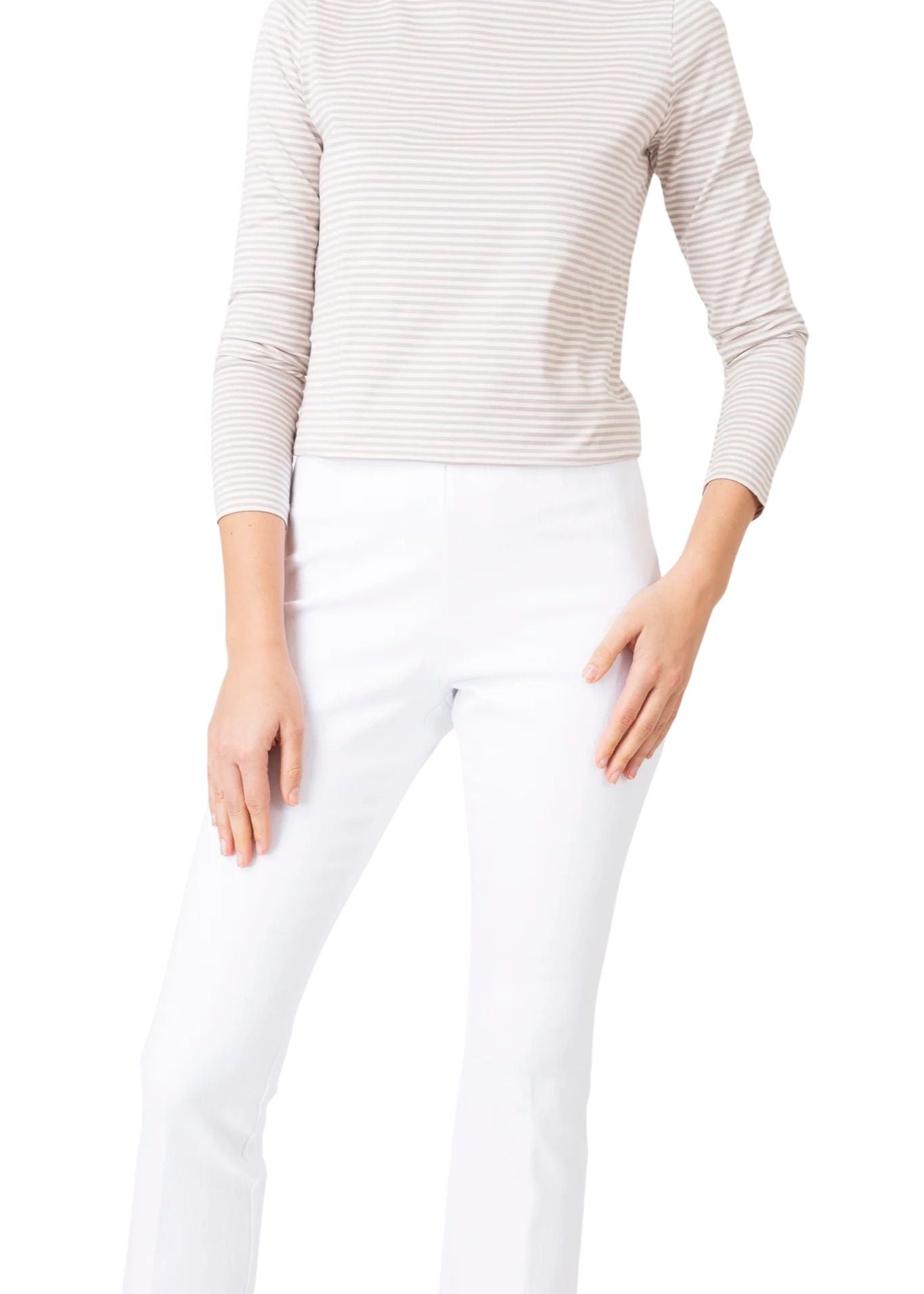 Ann Mashburn Faye Flare Cropped Pant - Vermillion