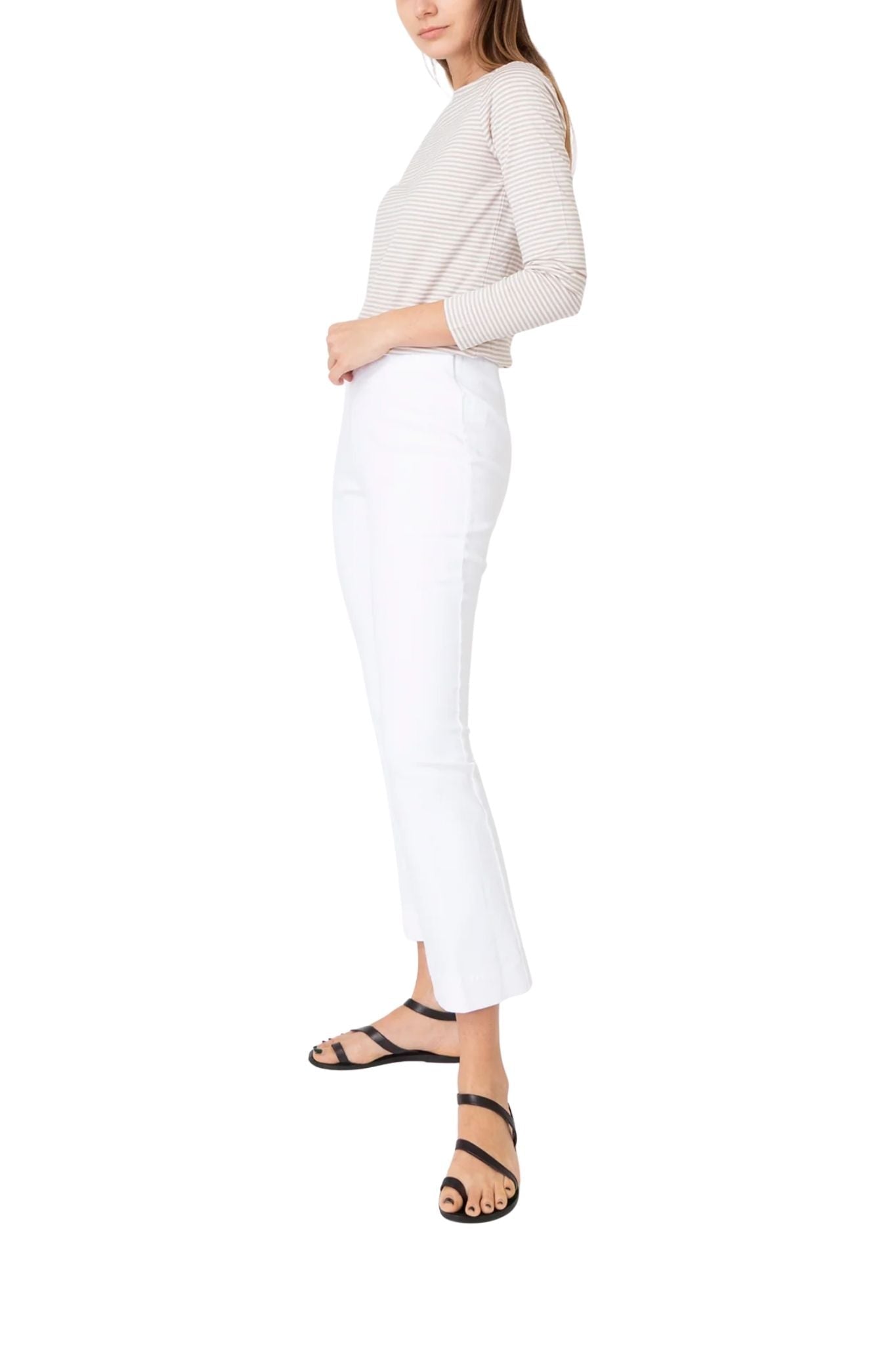 Ann Mashburn Faye Flare Cropped Pant - Vermillion