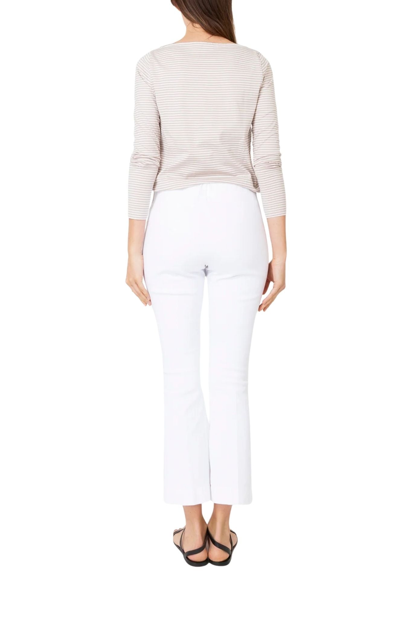 Ann Mashburn Faye Flare Cropped Pant - Vermillion