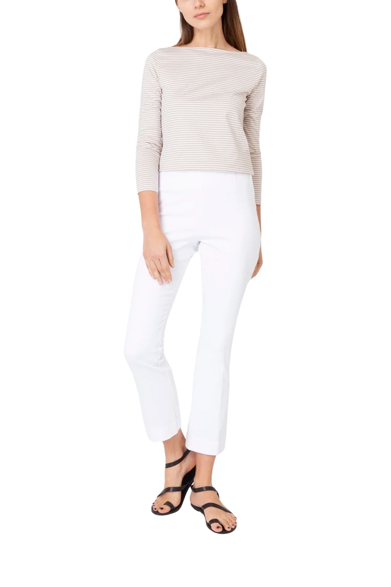Ann Mashburn Faye Flare Cropped Pant - Vermillion