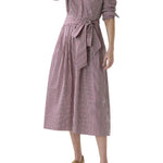 Ann Mashburn Felicity Shirtwaist Dress - Vermillion