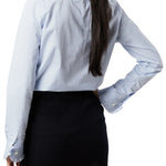 Ann Mashburn Frill Shirt - Vermillion