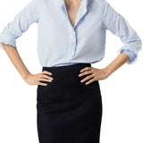 Ann Mashburn Frill Shirt - Vermillion