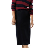 Ann Mashburn Georgina Rugby Sweater - Vermillion