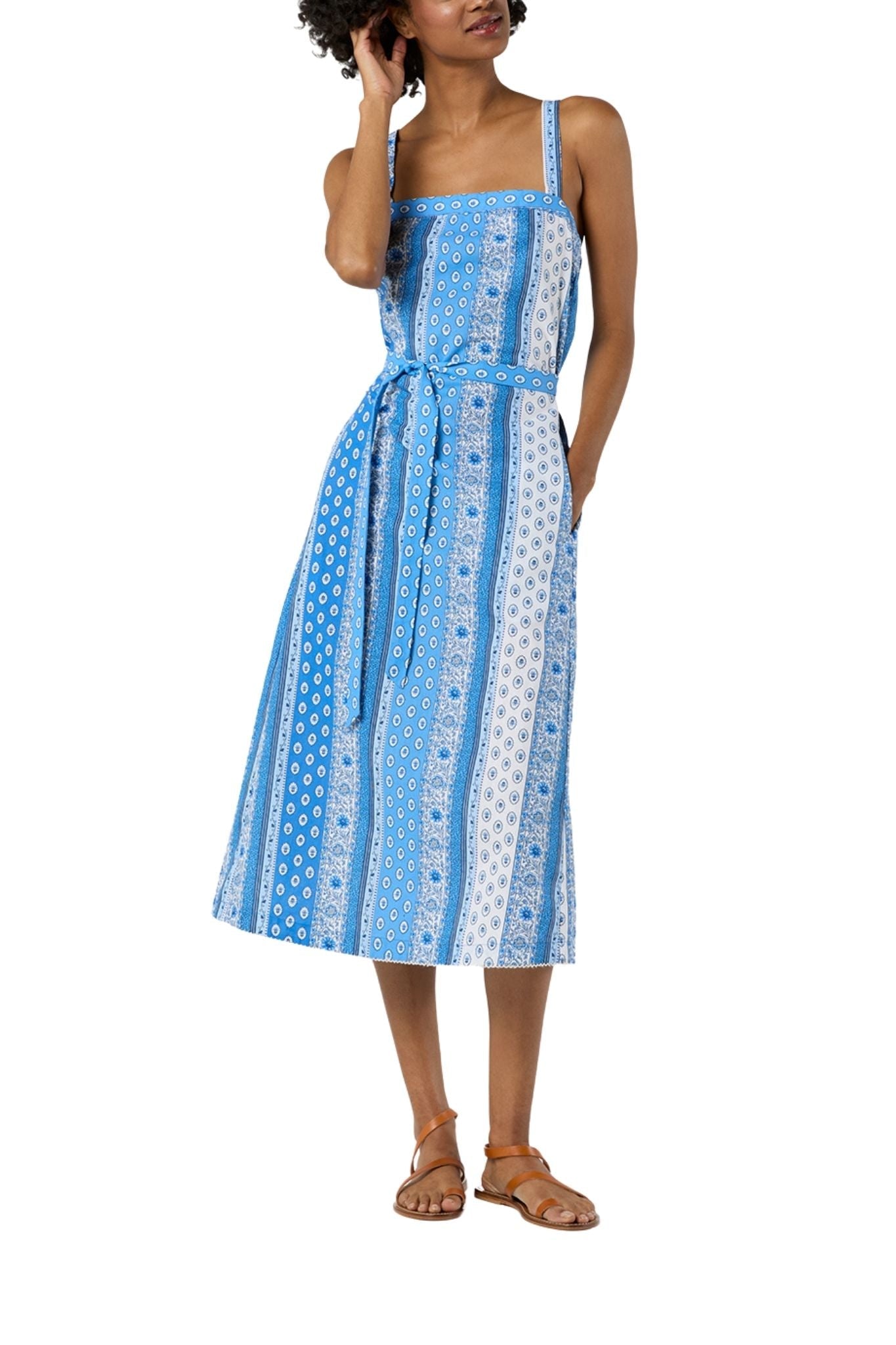 Ann Mashburn Josie Dress - Vermillion