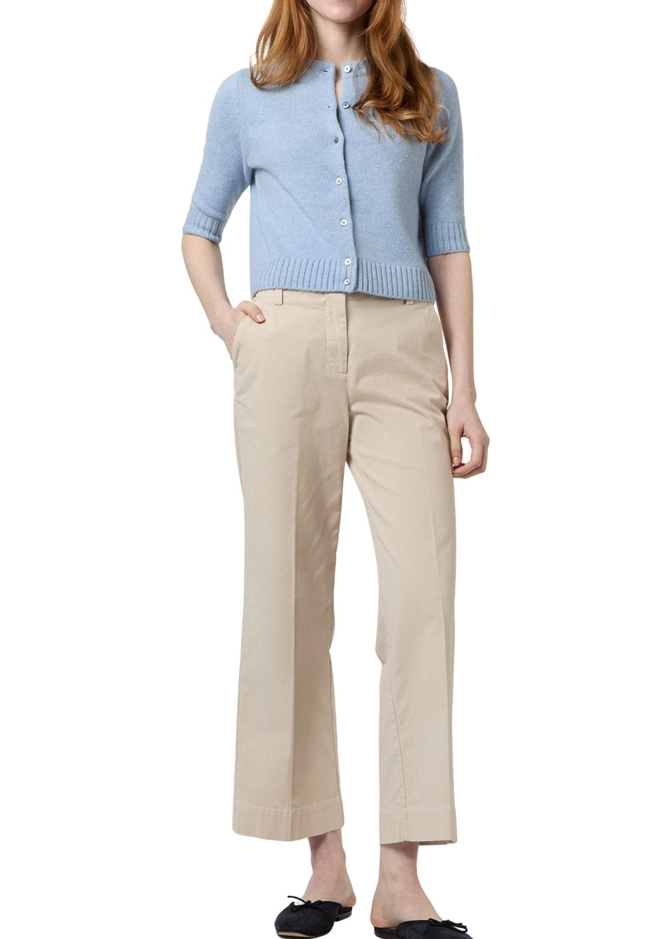 Ann Mashburn Kelly Cardigan - Vermillion