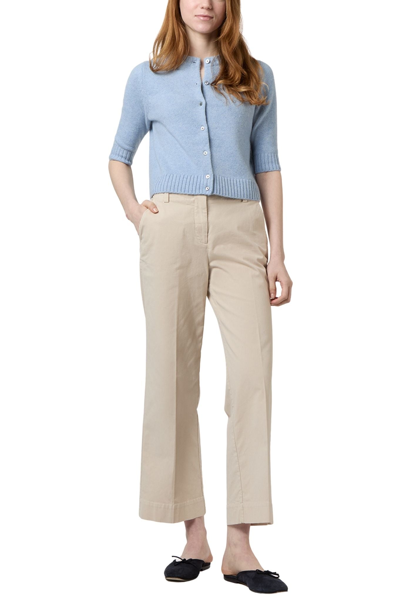 Ann Mashburn Kelly Cardigan - Vermillion