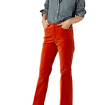 Ann Mashburn Kendall Flare 5 - Pocket Jean - Vermillion