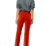 Ann Mashburn Kendall Flare 5 - Pocket Jean - Vermillion