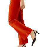 Ann Mashburn Kendall Flare 5 - Pocket Jean - Vermillion