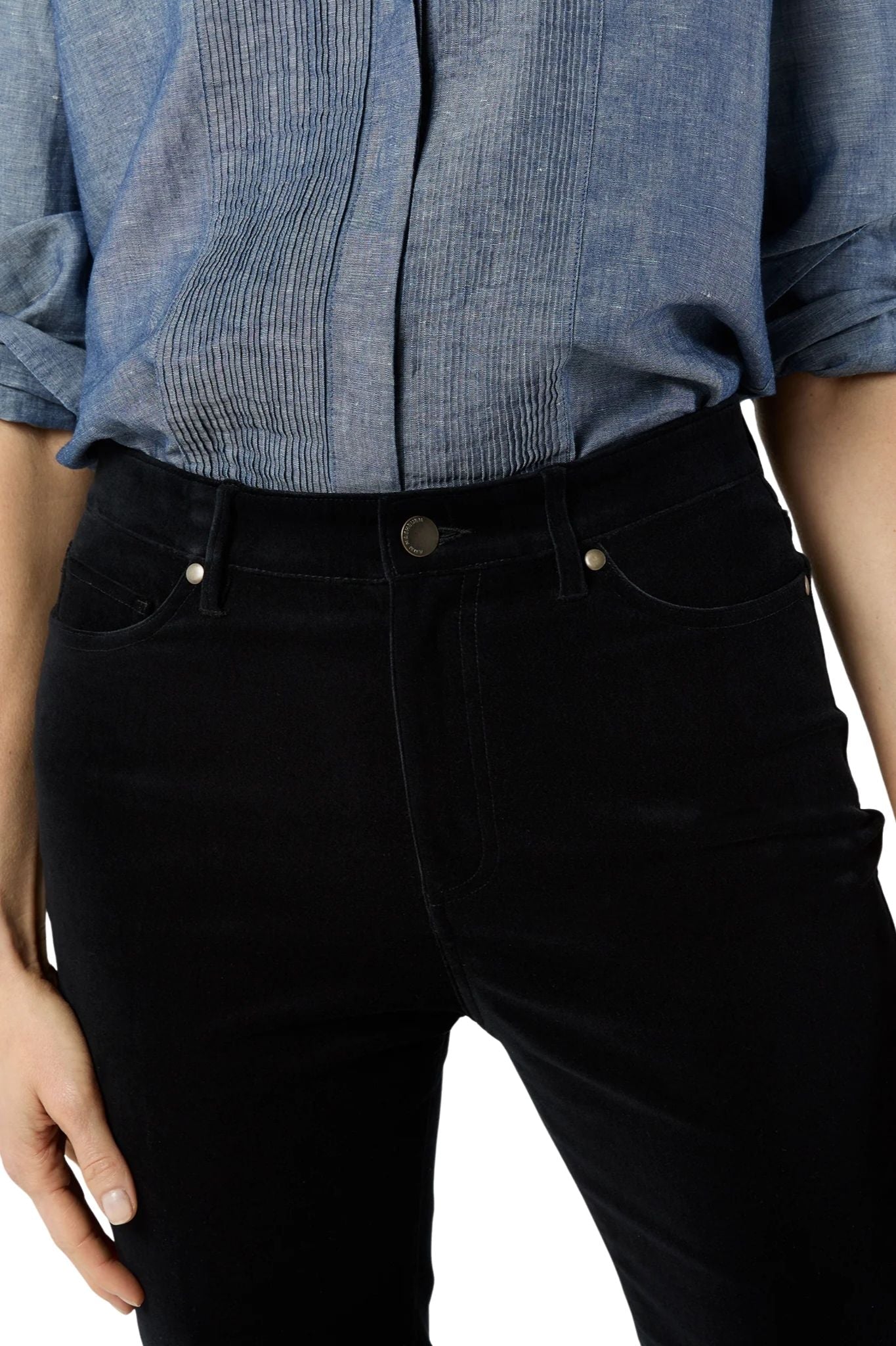 Ann Mashburn Kendall Flare 5 - Pocket Jean - Vermillion