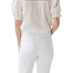 Ann Mashburn Leonie Blouse - Vermillion