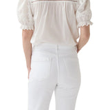 Ann Mashburn Leonie Blouse - Vermillion