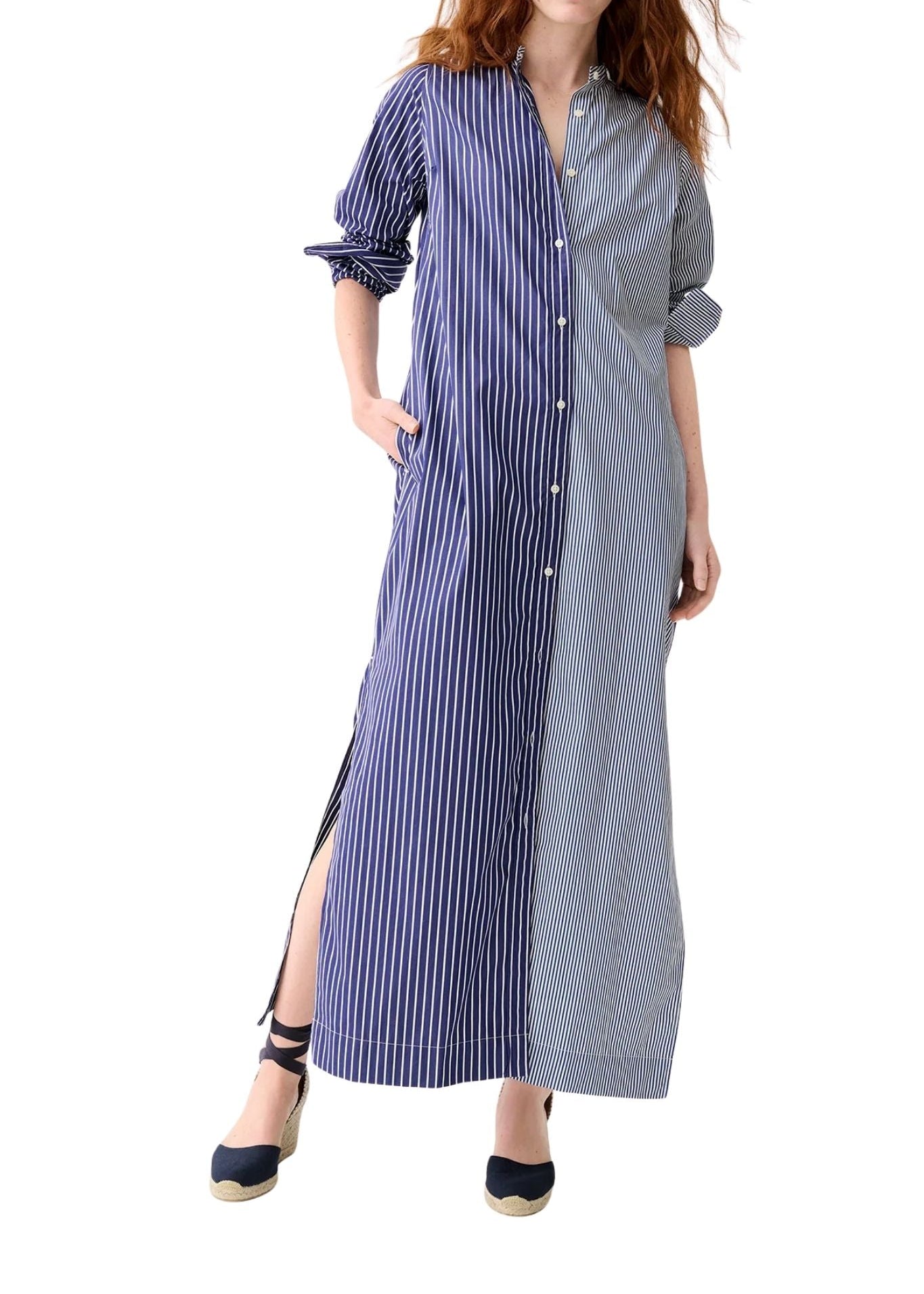 Ann Mashburn Mandarin Talitha Shirtdress - Vermillion