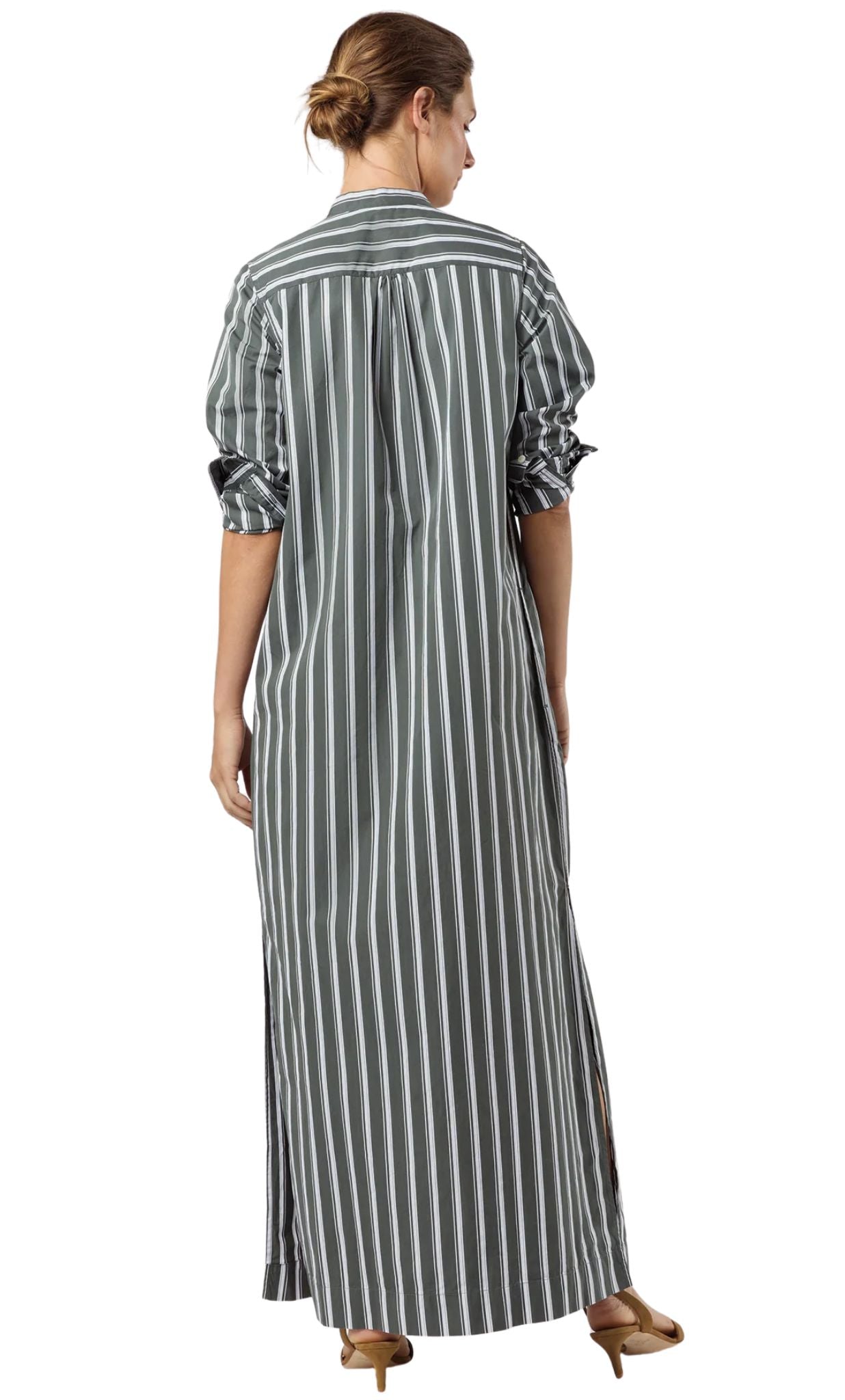 Ann Mashburn Mandarin Talitha Shirtdress - Vermillion