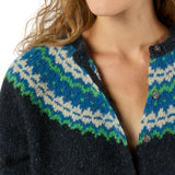 Ann Mashburn Marge Fair Isle Cardigan - Vermillion