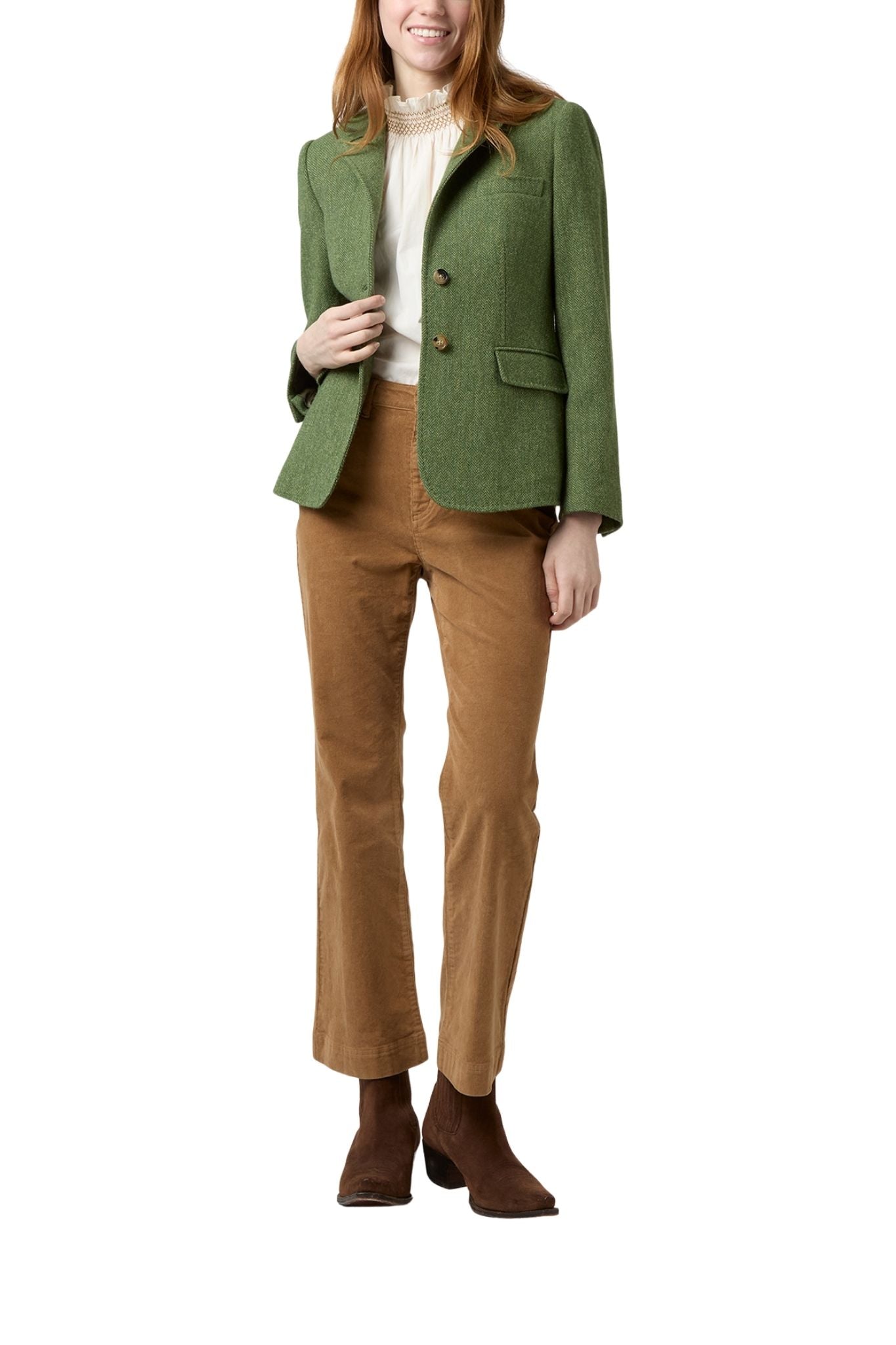 Ann Mashburn Moira Blazer - Vermillion