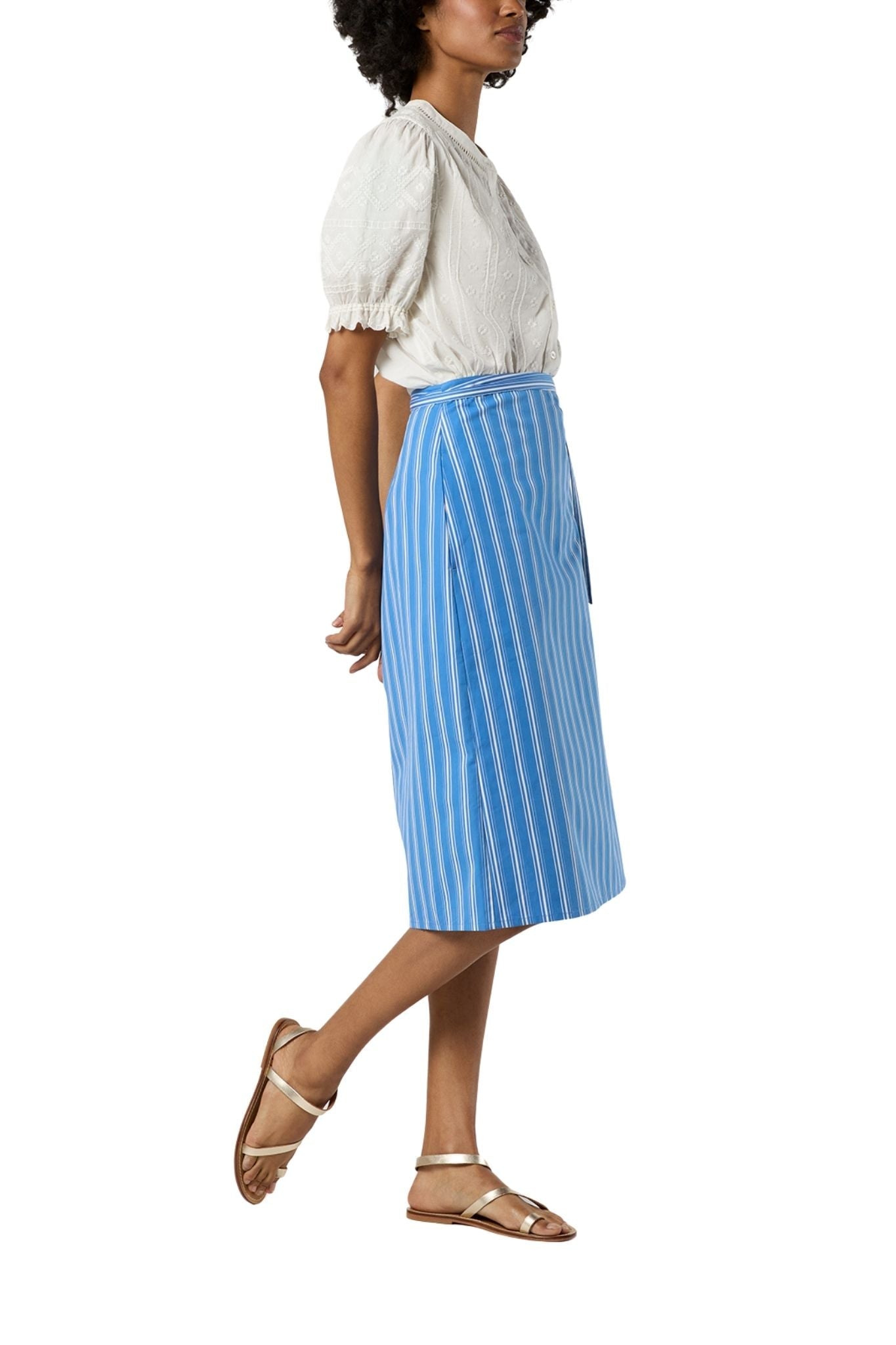 Ann Mashburn Morgan Skirt - Vermillion