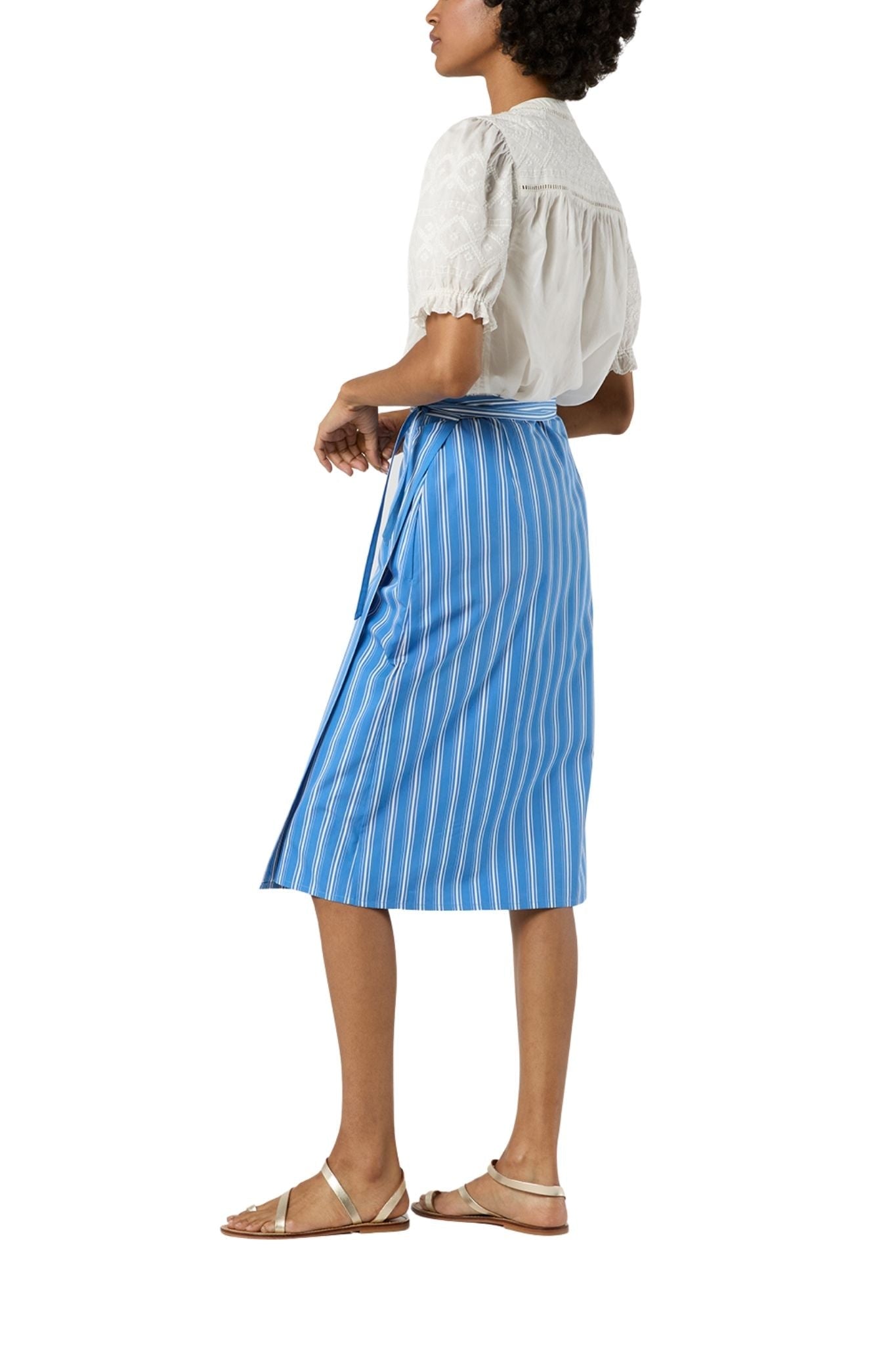 Ann Mashburn Morgan Skirt - Vermillion