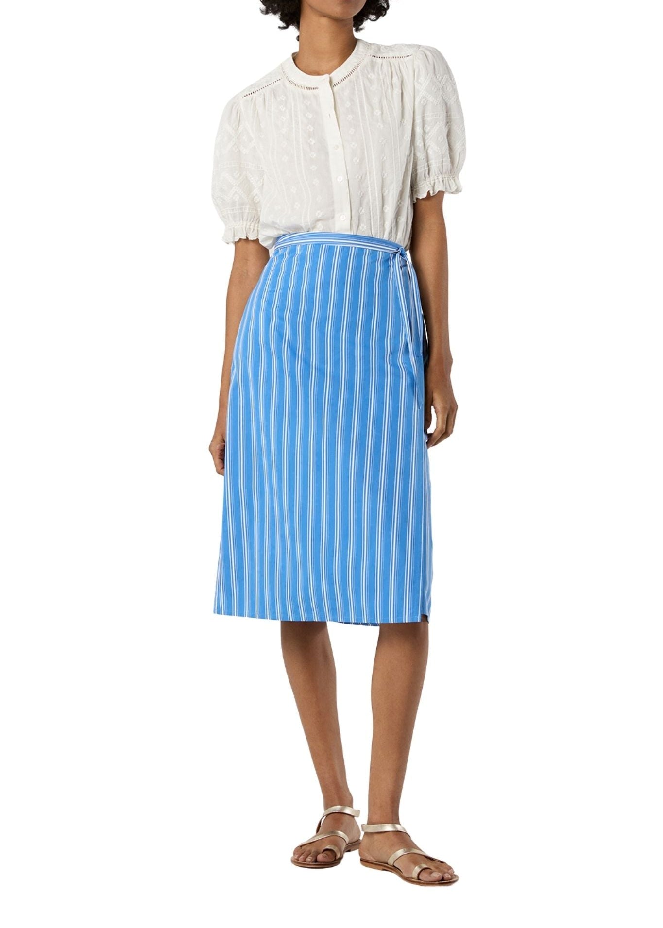 Ann Mashburn Morgan Skirt - Vermillion