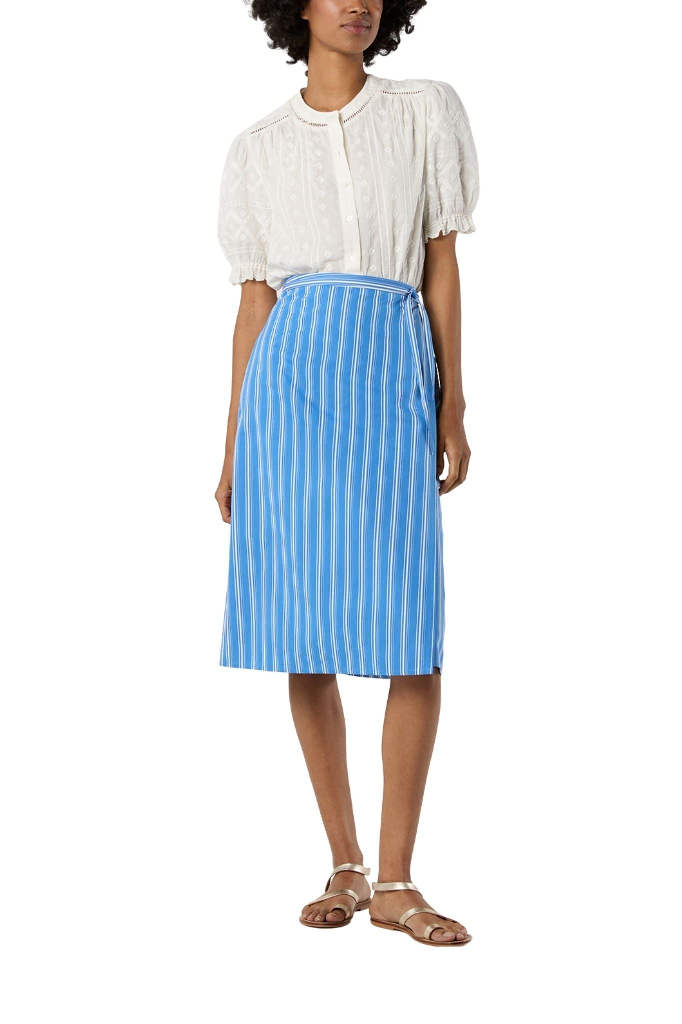 Ann Mashburn Morgan Skirt - Vermillion