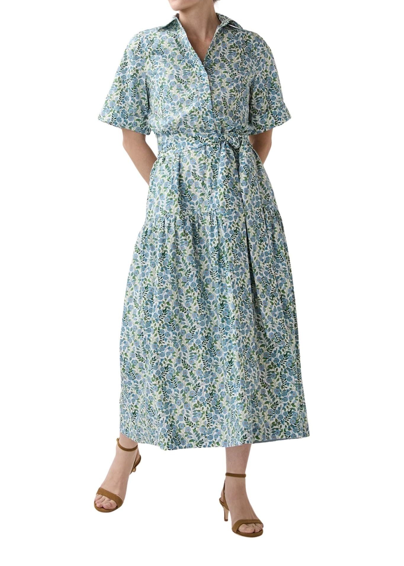 Ann Mashburn Nathalie Dress - Vermillion