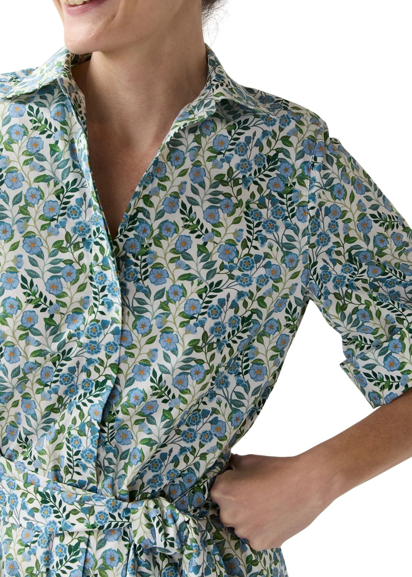 Ann Mashburn Nathalie Dress - Vermillion