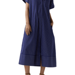Ann Mashburn Romy Shirtdress - Vermillion