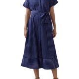 Ann Mashburn Romy Shirtdress - Vermillion