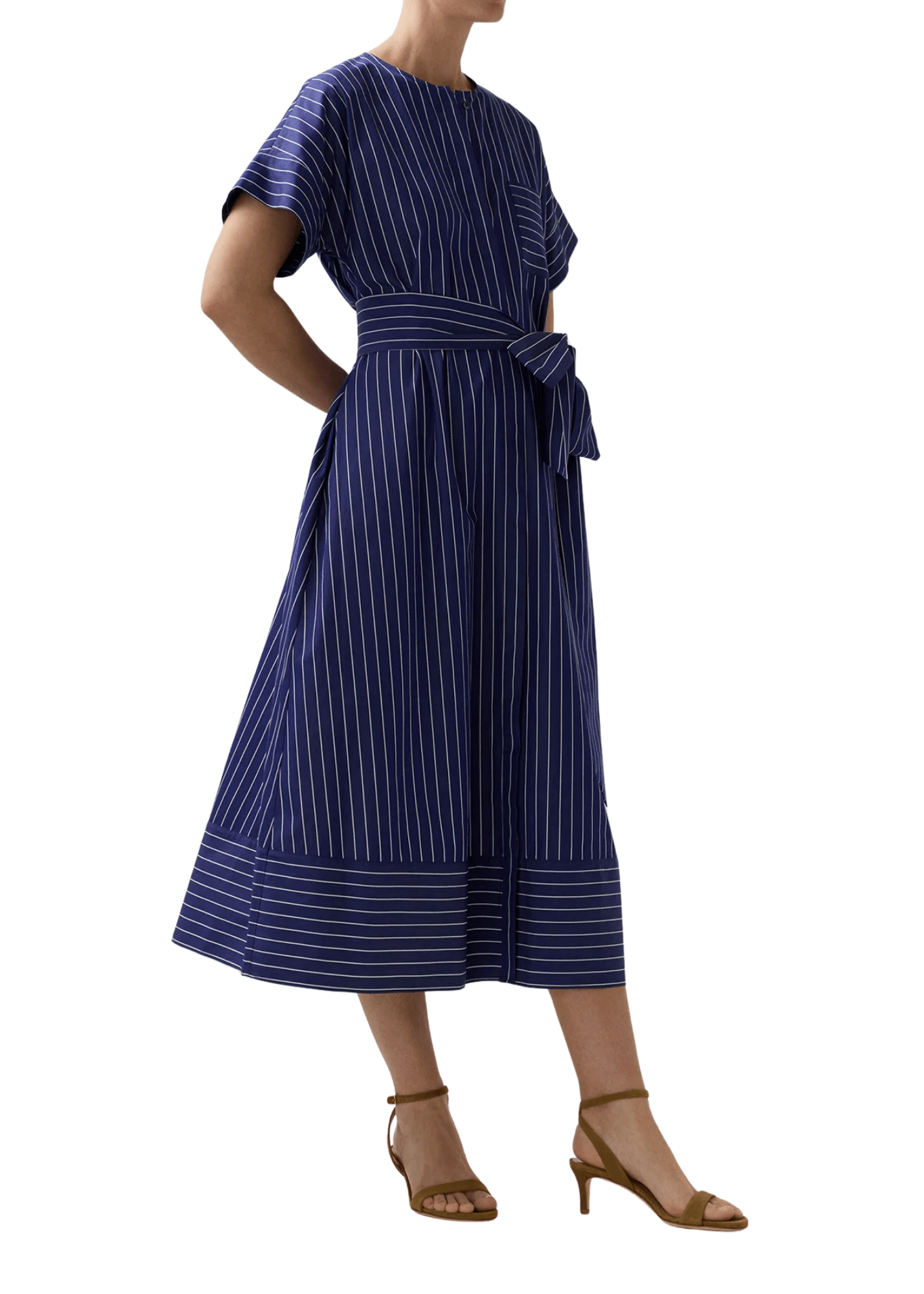 Ann Mashburn Romy Shirtdress - Vermillion