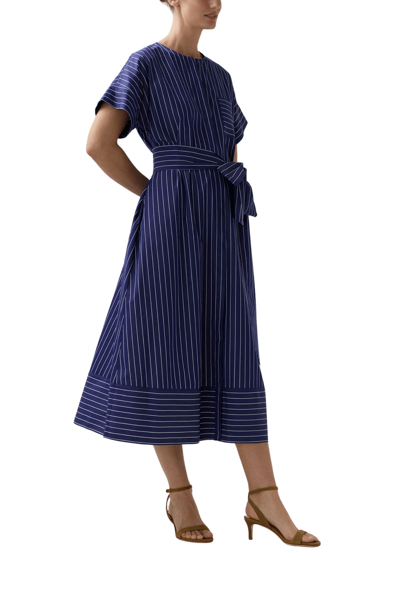 Ann Mashburn Romy Shirtdress - Vermillion