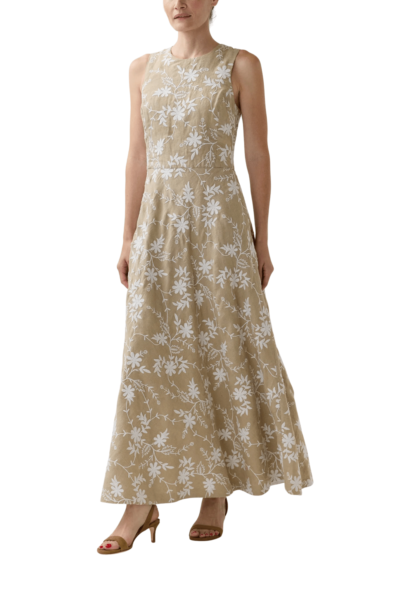 Ann Mashburn Rosalie Dress - Vermillion
