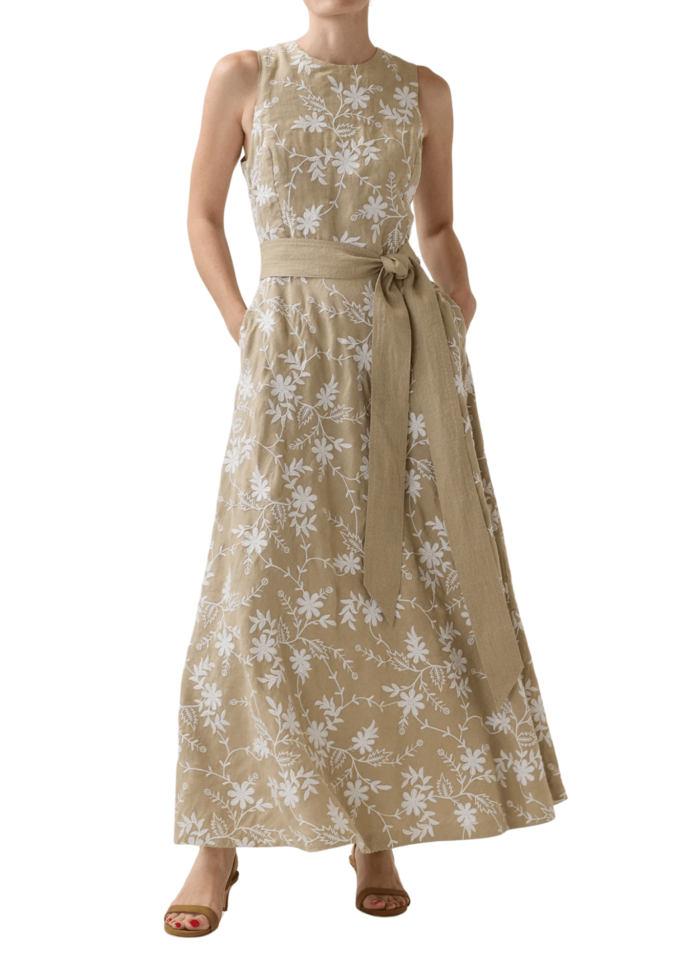 Ann Mashburn Rosalie Dress - Vermillion