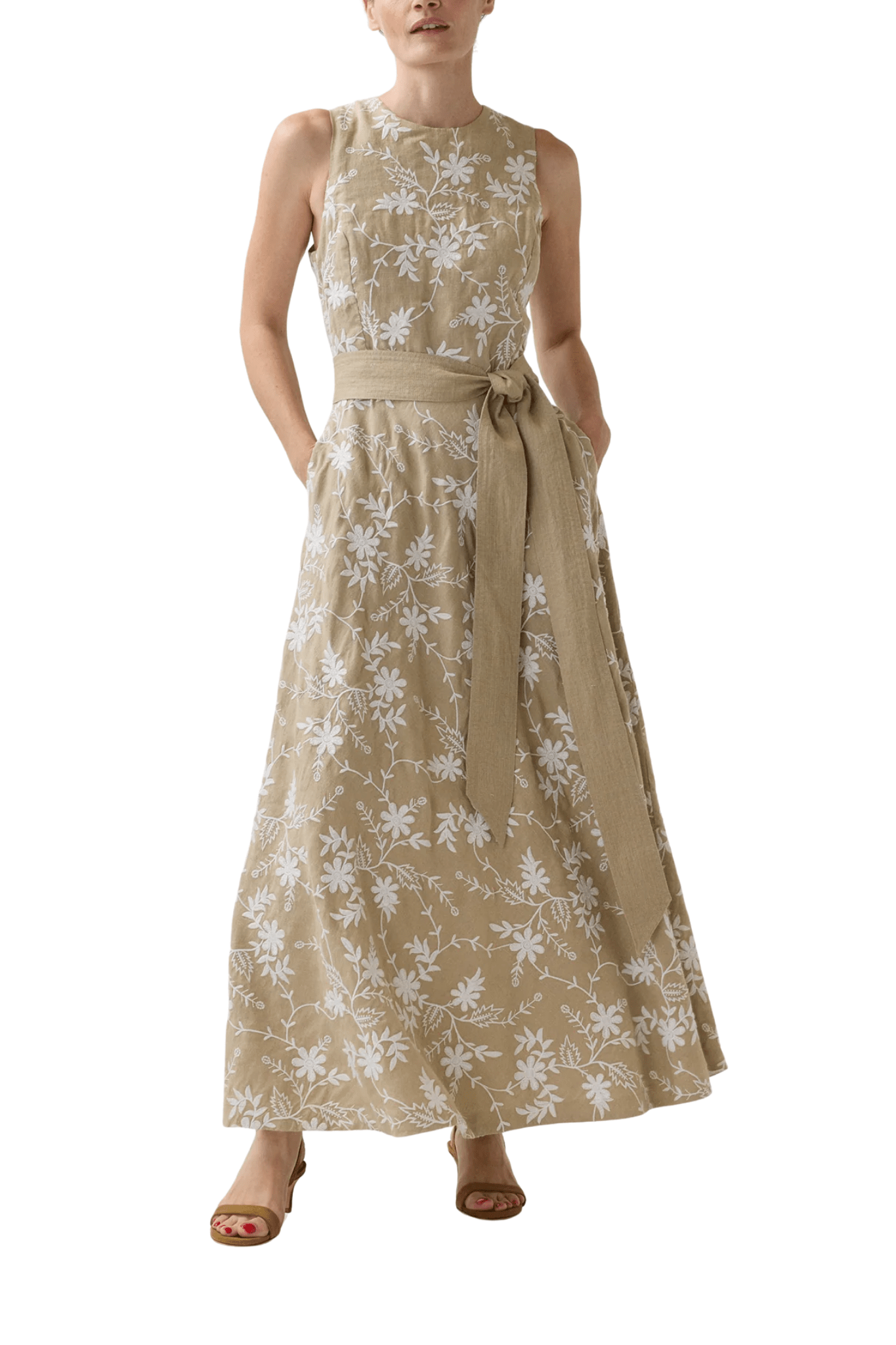 Ann Mashburn Rosalie Dress - Vermillion