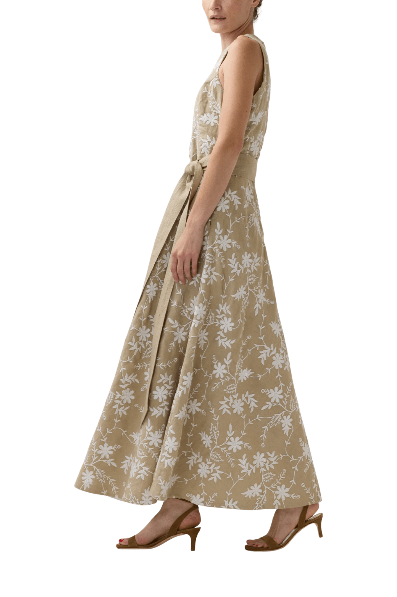 Ann Mashburn Rosalie Dress - Vermillion