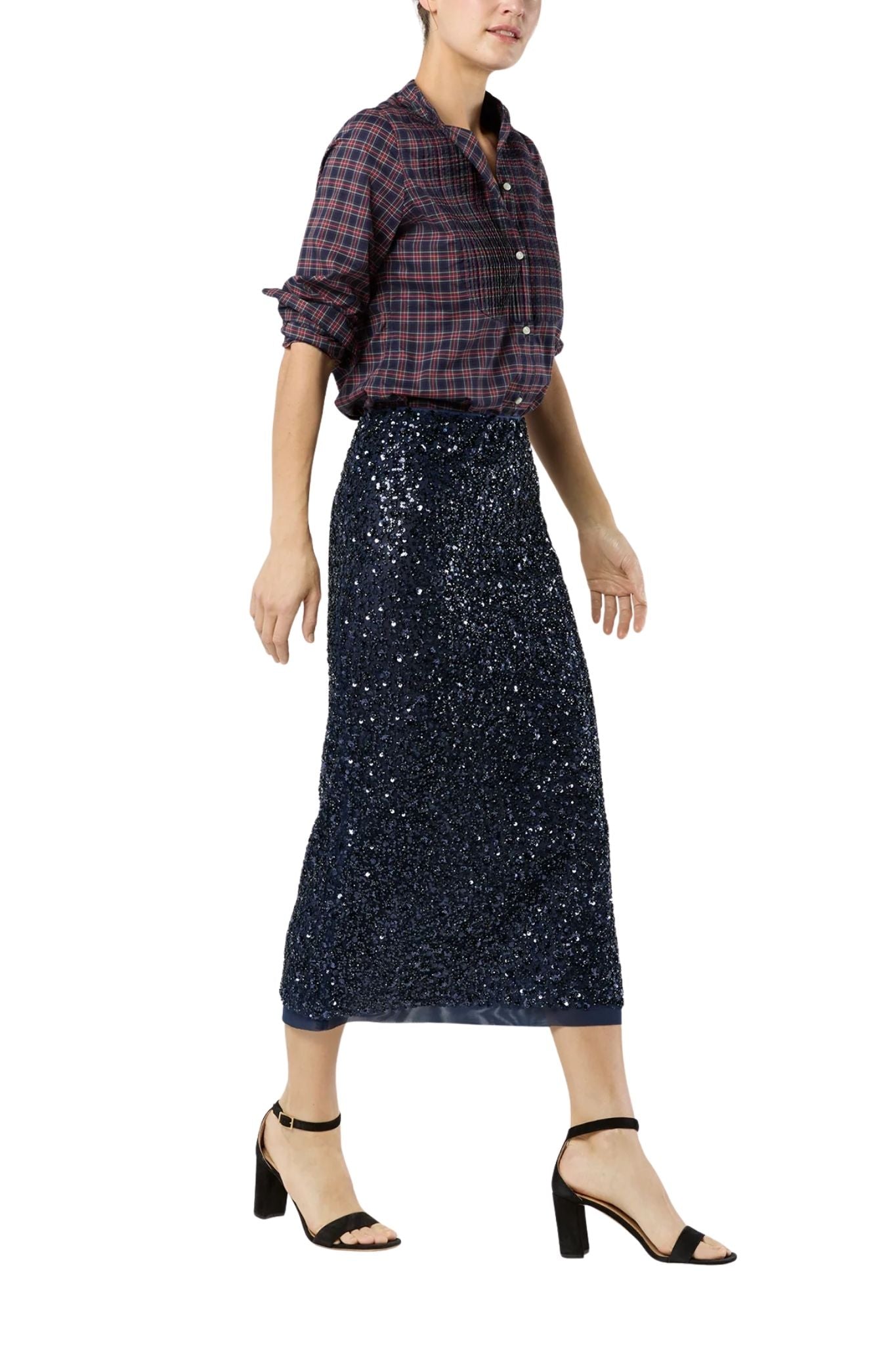 Ann Mashburn Ruby Skirt - Vermillion