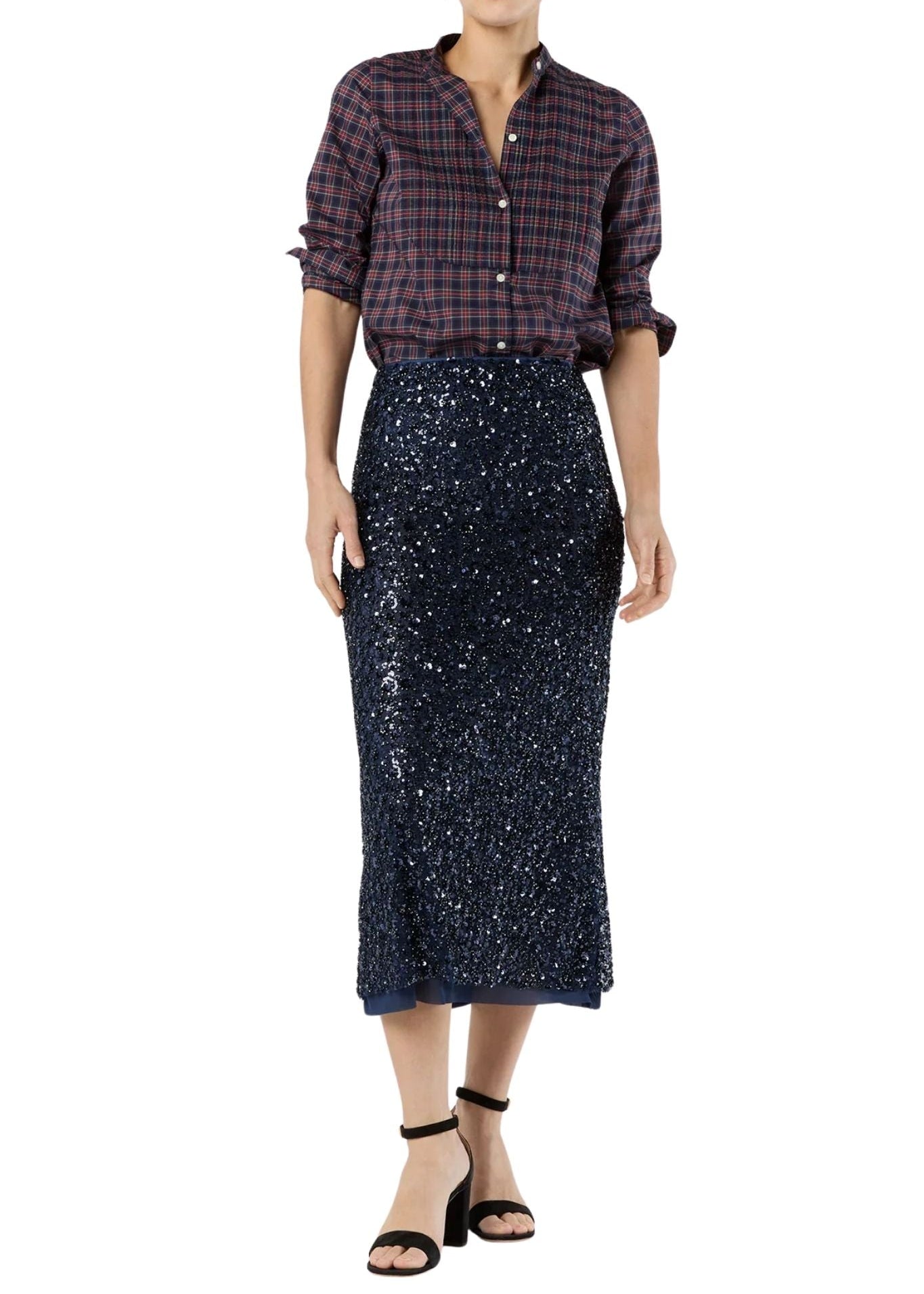 Ann Mashburn Ruby Skirt - Vermillion