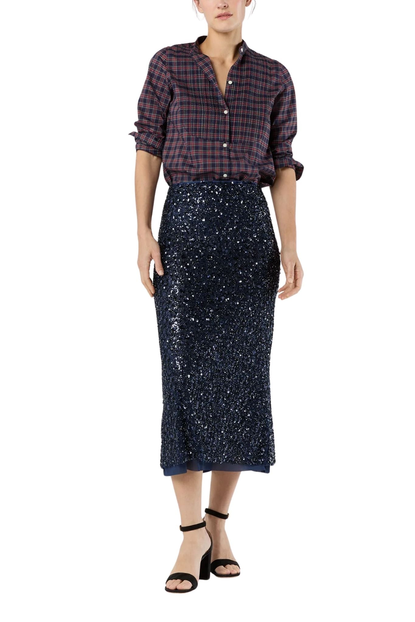 Ann Mashburn Ruby Skirt - Vermillion