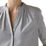 Ann Mashburn Sage Blouse - Vermillion