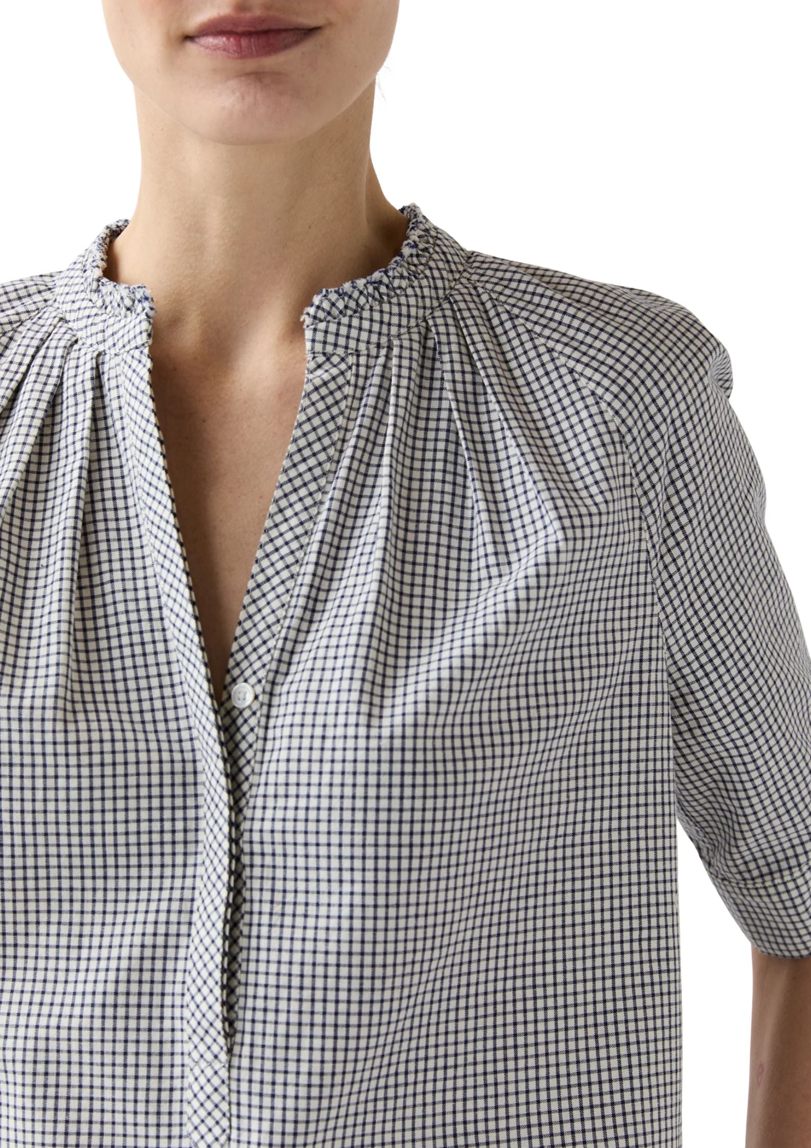 Ann Mashburn Sage Blouse - Vermillion