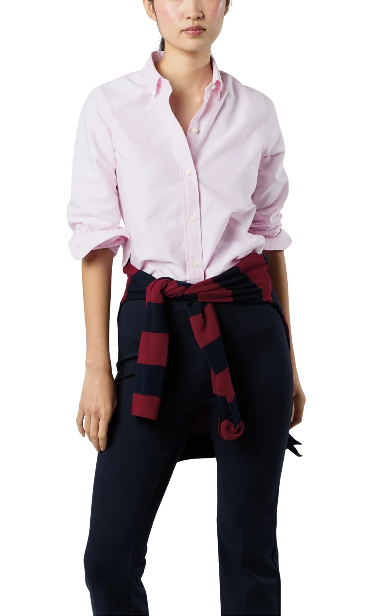 Ann Mashburn Schoolgirl Shirt - Vermillion