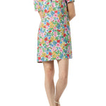 Ann Mashburn Short - Sleeved Popover Dress - Vermillion