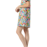 Ann Mashburn Short - Sleeved Popover Dress - Vermillion