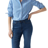 Ann Mashburn Sidney Shirt - Vermillion
