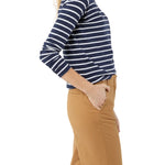 Ann Mashburn Turtleneck Tee - Vermillion