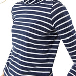 Ann Mashburn Turtleneck Tee - Vermillion