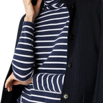 Ann Mashburn Turtleneck Tee - Vermillion