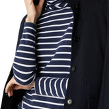 Ann Mashburn Turtleneck Tee - Vermillion